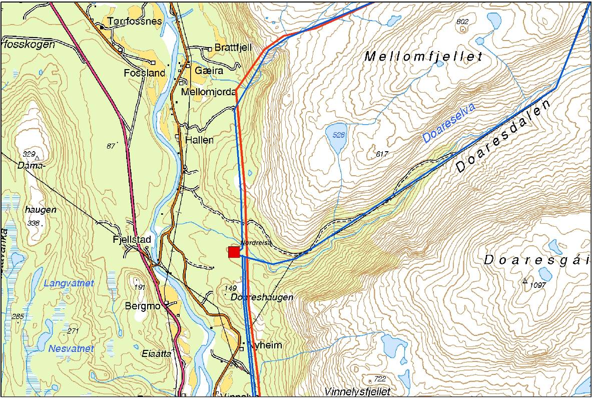 420 kv Balsfjord - Hammerfest Alternativ 1.0 med stasjon Alternativ 1.