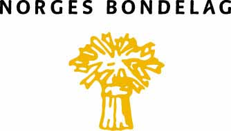 Hovedlogo Bondelagets Hovedlogo er et gult nek og teksten NORGES BONDELAG i sort skrift. Logo, form og den innbyrdes plassering/størrelsesforhold skal ikke endres.