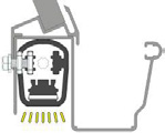 113 LED OVERLYS / LYSLIST OVERLYS FOR SKILTMONTERING Se mekanisk variabelt skilt og VD-skilt for ytterligere informasjon. Artikkel nr.: 16000000004, 1,2 meter overlys - 230Vac, 1,05A ca.