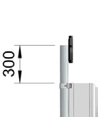 119 MEKANISK VARIABLE SKILT Overlys For å lyse opp det mekanisk variable skiltet kan overlys brukes, 230Vac spenning.