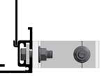 Artikkel nr.: 22330020012 NM120 Skiltfeste m/60mm glideskinne Artikkel nr.: 22330030015 NM150 Skiltfeste m/60mm glideskinne Artikkel nr.