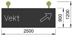 LED KONTROLL SKILT 1 Varenummer: 16001540001 Posisjon 1