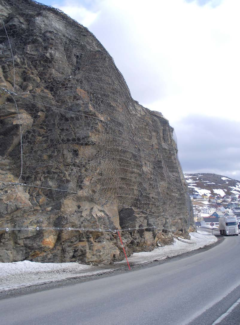 anker Nett, fjellbånd Sprøytebetong