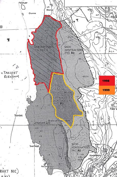 4. Organisering av Breivoll i dag 4.1 Utleie til Brunstad Kristelige Menighet (BKM) Per dags dato leies deler av Breivoll ut til BKM Leiekontraktens avgrensning (ca.