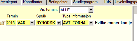 Trykk Oppdater for å lagre teksten.