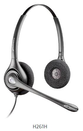 Flere hodesett med teleslynge til fasttelefon Det finnes flere modeller av hodesett med teleslynge som vi ikke har testet. Nedenfor ses 2 modeller fra Plantronics som har teleslynge.