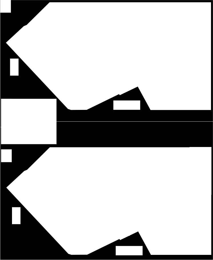 lang. Figur 3.3.5A: Skygge-relieffkart som viser kurvede furer på den begravde flaten. Lys fra sør.
