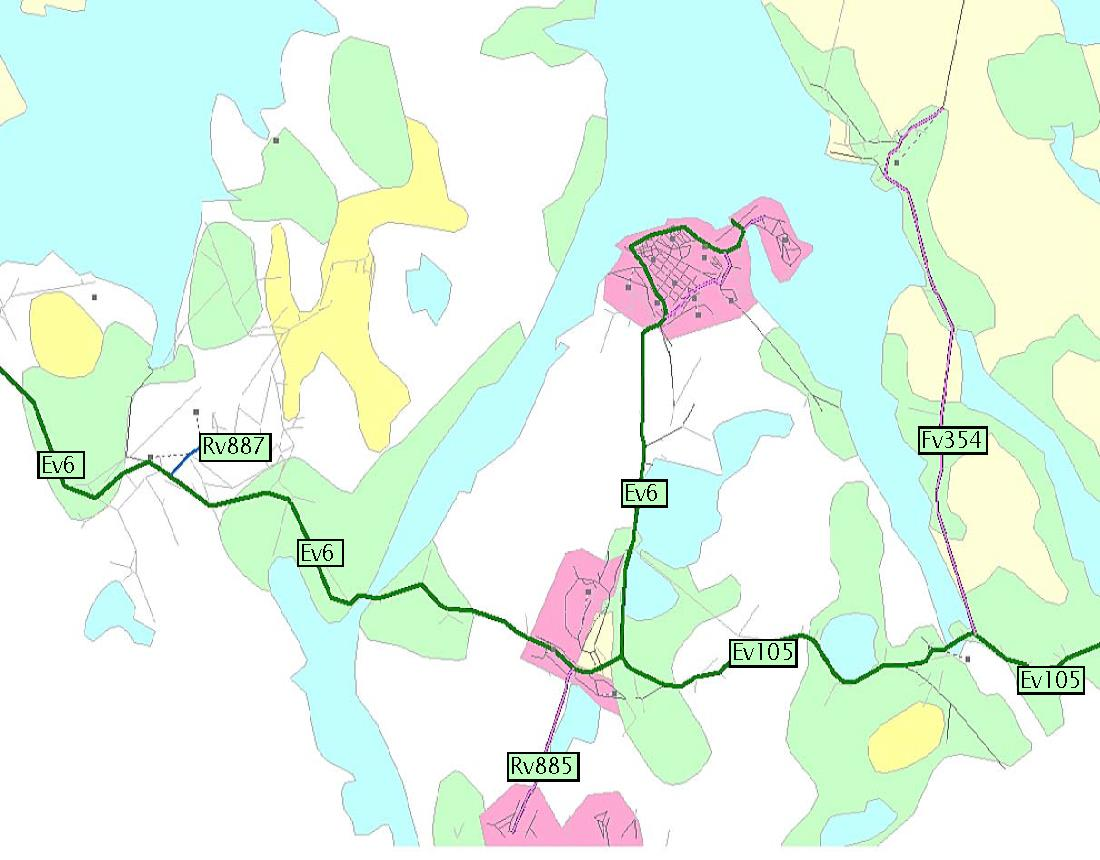 4.1 DOM-Kirkenes Basert på den regionale transportmodellen for region nord (RTM-nord), er det etablert en delområdemodell (DOM), som innbefatter europa-, riks- og fylkesveger i Sør-Varanger kommune
