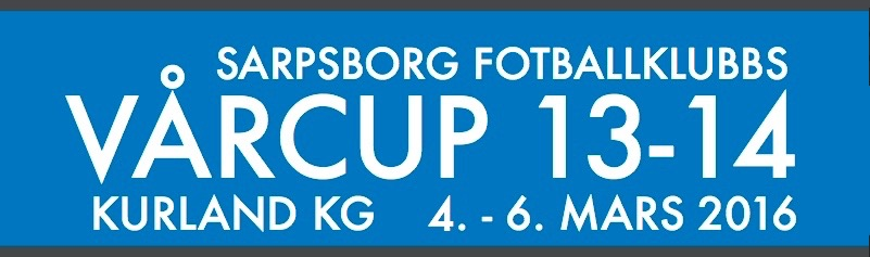 Velkommen til årets vårcup! Sarpsborg Fotballklubb takker for påmeldingen og ønsker lykke til i gruppespillet.