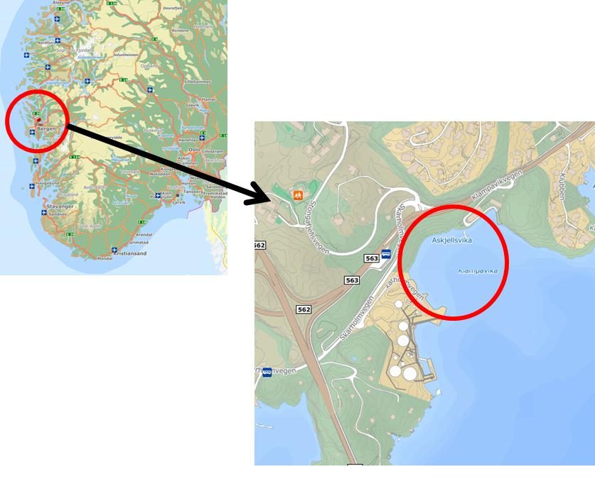 Kapittel: Teknisk beskrivelse Side 2 1 ORIENTERING OG GRUNNFORHOLD Askøy kommune skal bygge et nytt hovedavløpsrenseanlegg for Søre Askøy (SAHARA), lokalisert i fjellpartiet Gråskolten/Heisfjellet