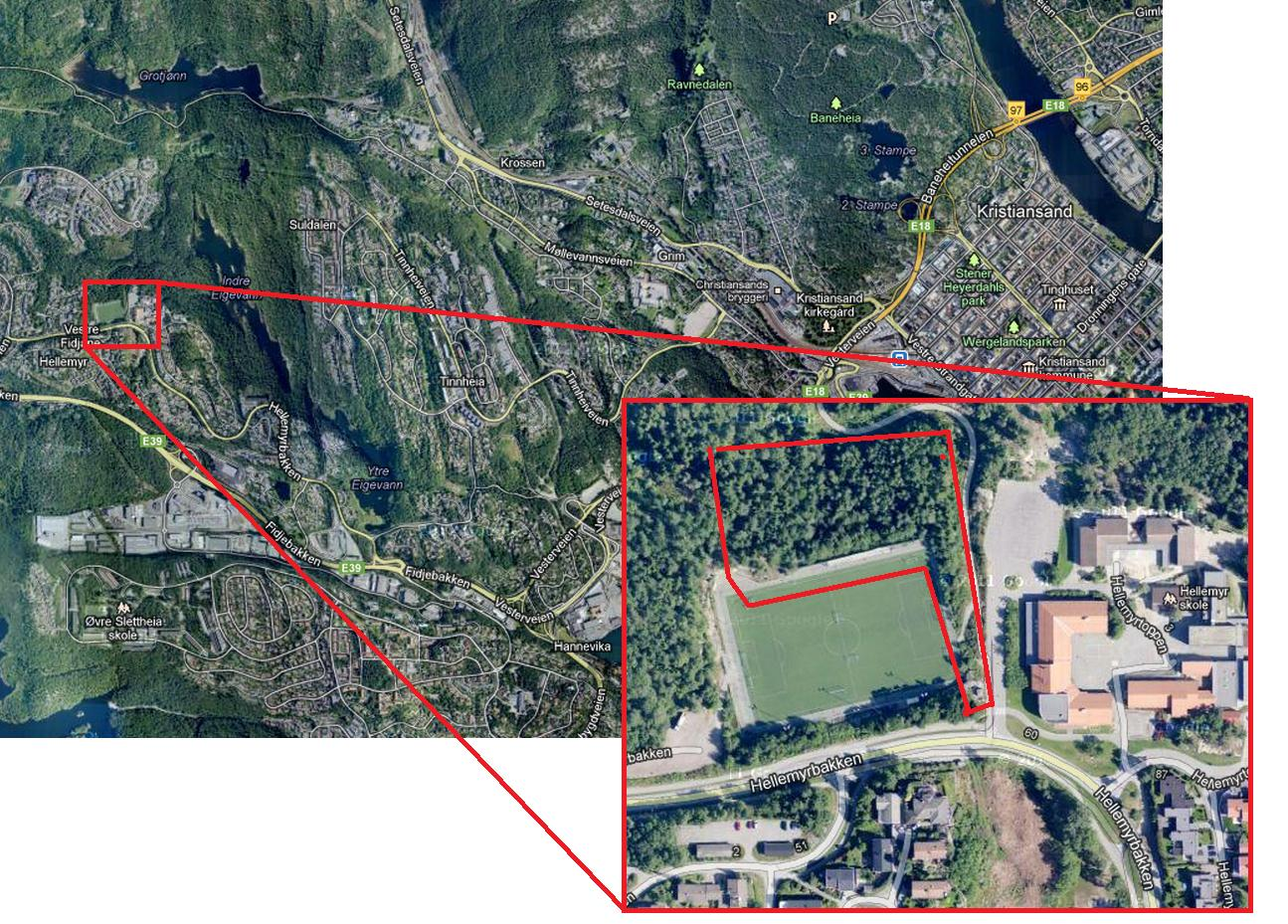 1 Innledning Norconsult AB har på oppdrag av Kristiansand kommune utarbeidet en fundamenteringsplan for en flerbrukshall og lokalvei i Hellemyr i Krisiansand kommune. 1.