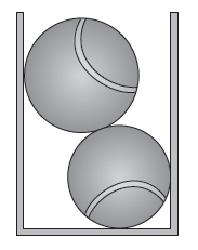 ri-legeme diagram i 3 dimensjoner Tegn et fri-legeme diagram for den øverste