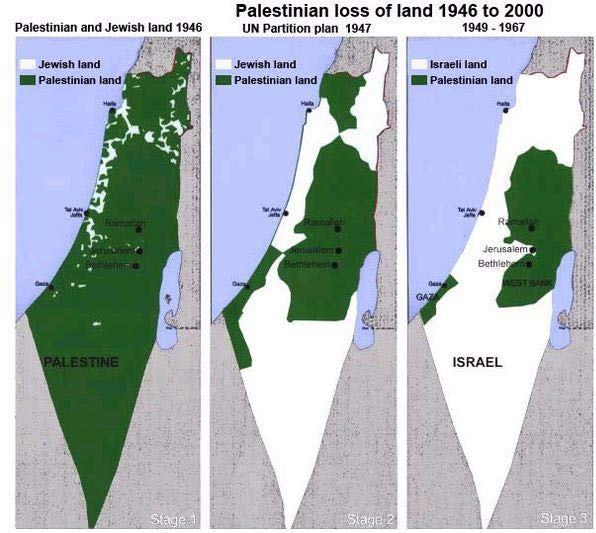 én jødisk og én arabisk. Delingsplanen for Palestina kom i live 29. november 1947 da forslaget fikk det nødvendige 2/3 flertall av Generalforsamlingens medlemstater.