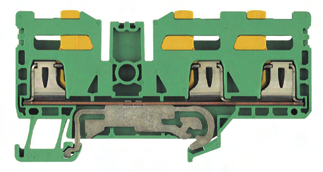 5 0.5 2.5 PE Tekniske data IEC 60947-7-1 / IEC 60352-4 EEx e II EX T II 2 G D IEC 60947-7-1 / IEC 60352-4 EEx e II EX T II 2 G D Merkespenning V 800 800 Merkestrøm A Merke tverrsnitt mm 2 2.