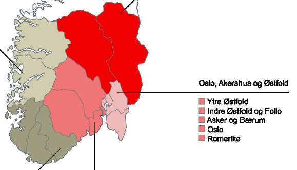 I dag organisert i 3 nivåer: 1 hovedkontor, 8 regionkontor, 52 distriktskontor.