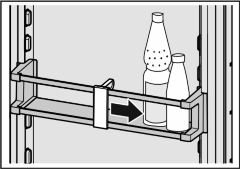 For matvarer som er merket med minste holdbarhet gjelder alltid den datoen som er angitt på emballasjen. 5.5.1 DrySafe DrySafe egner seg til oppbevaring av tørre eller innpakkede matvarer (f. eks.