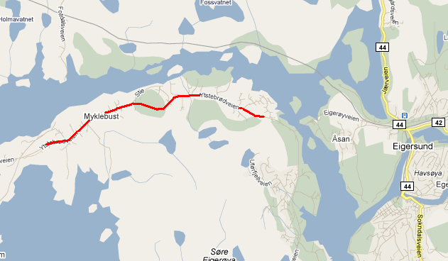 Reguleringsplan for GS-veg langs Fv 65, Ytstebrødveien, Eigerøy 6 1 INNLEDNING 1.