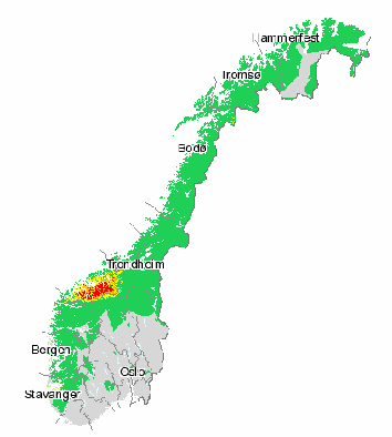 Temperature: 155 stations Precipitation: 455 stations (most of them in