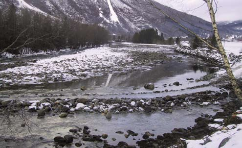 Noregs vassdrags- og energidirektorat, Region Vest Tiltaksnummer og -namn: 10351 Masseuttak i Valldøla ved Bjørstad Kommune/fylke: Norddal, Møre og Romsdal Tidsrom: April 2006 Entreprenør: Gjerde