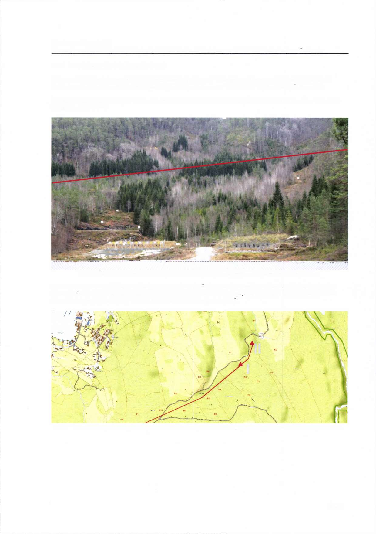 Hardanger Energi AS Konsesionssøknad Nv 132 kv ledninq Eidesfossen 321 Hovedalternativ 1 (alternativ Herand oq nv 132/22 kv trafostasion på Herand 1-a-e) Den nye 132 kv ledningen føres fra