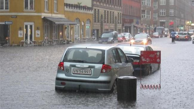 Forebygging! Monsteregnet i København 2.juli 2011 (150 mm på 2-3 timer) forårsaket skader for 6-7 milliarder.