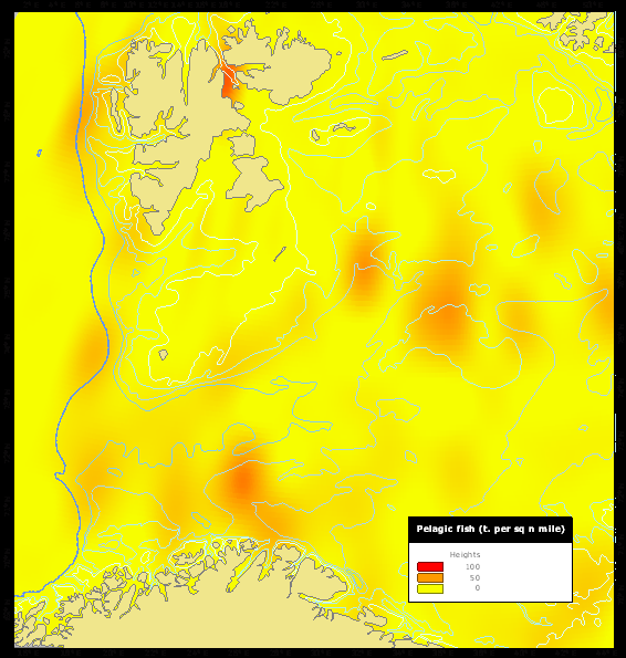 Havforskningsinstituttet/PINRO 2007). De siste 5-6 årene har det vært en stor bestand av kolmule i det vestlige Barentshavet (Havforskningsinstituttet/PINRO 2006, Havforskningsinstituttet/PINRO 2007).