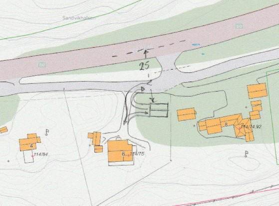 2 4. Dispensasjonen innebærer at det senere ikke kan gjøres gjeldende erstatningskrav for skader og ulemper som eventuelt blir påført bygningen/innretningen på grunn av nærheten til riksvegen. 5.