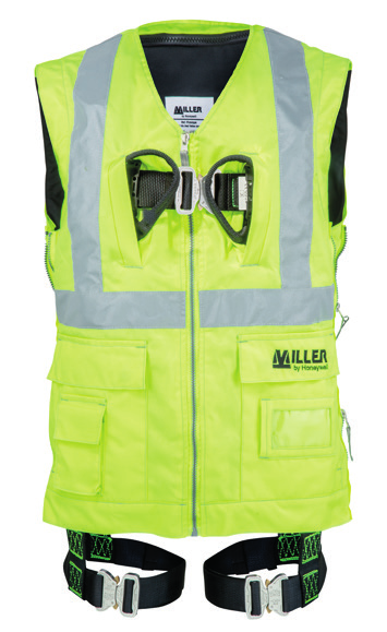 FALLSIKRING - FALLSIKRINGSSELER (EN 361, EN 358) MILLER H-DESIGN VESTSELE Ny komfortabel lettvekts høy refleksvest spesielt utviklet for bruk med Miller H-Design