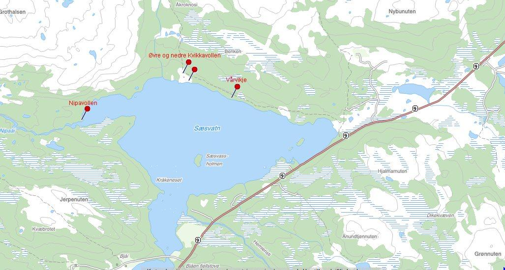 Status for villreininteressene i området I Heiplanen (ikkje formelt vedteken) ligg aktuelle driftshytta i nasjonalt villreinområde. Vidare ligg den rett på utsida av trekkområde 2.