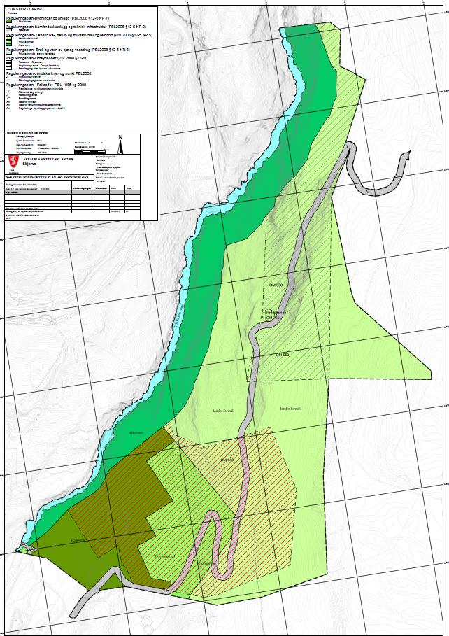 SKREDFAREVURDERING FOR NY LANDBRUKSVEG, SKJERVET-TVEBERG, VOSS KOMMUNE 2 2 Oppdragsforståing Voss kommune lagar områdereguleringsplan for Skjervet skytebane.