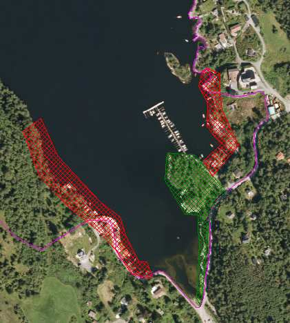28 Naustområde Hjellvik STADNAMN: Hjellvik GNR/BNR: 118 m. fl. Noverande planstatus: LNF og Bruk og vern av sjø og vassdrag og Fiske.
