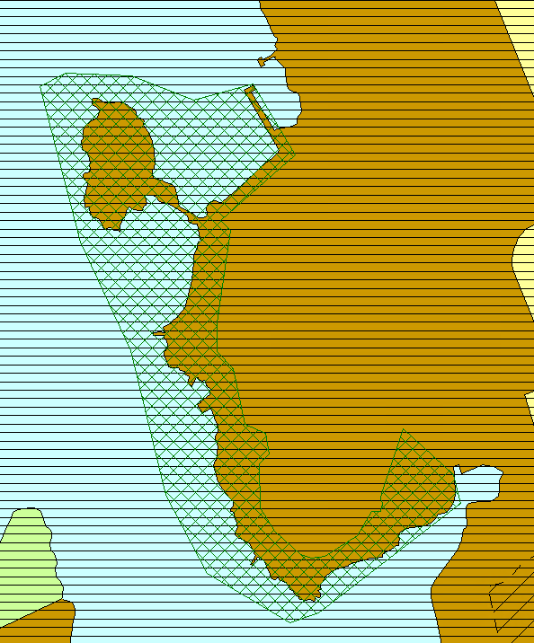 Framlegg til nytt arealføremål: Friområde på land og friluftsområde i sjø Storleik (daa): omtrent 8 daa