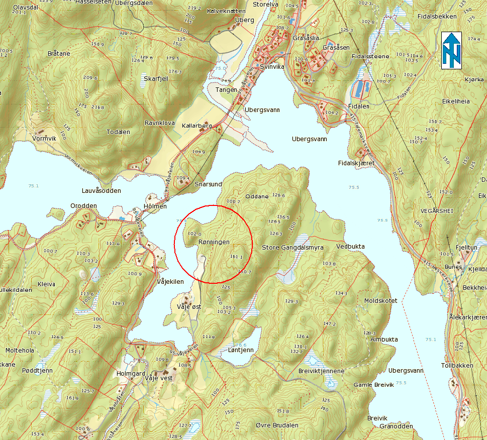 Snø og sørpeskredfare. Grunnlag For vurdering av skredfare har følgende materiale blitt gjennomgått: Topografisk kart (www.norgeskart.no) Klimadata (www.met.no) Skrednett (www.skrednett.