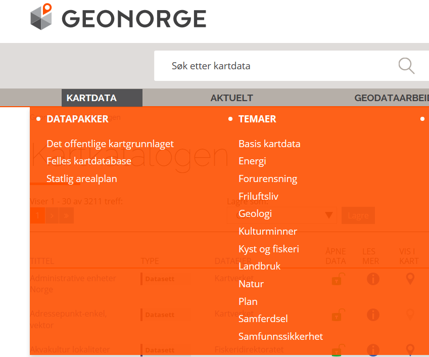 Hvordan bruker du Geonorge?