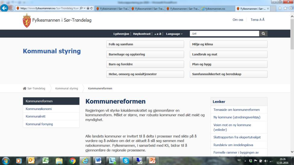 37 For mer informasjon Kontaktpersoner Alf-Petter Tenfjord fmstapt@fylkesmannen.