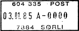 1970 Registrert brukt fra 4-11-70 HLO til 13-9-00 BW Stempel nr.