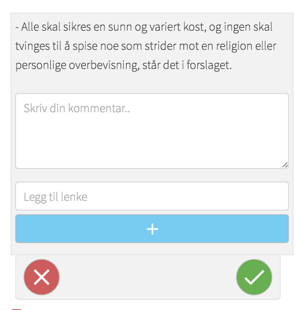det slik at når du lagrer en kommentar blir en boks nederst i skjermbildet synlig hvor send inn knappen er. På denne måten blir det mer forstålig og tydligere for brukerne hva de skal gjøre.