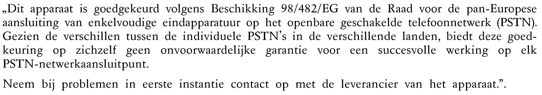 CTR 21-godkjenning (for Bærbar PC-er med innebygd modem) Danish