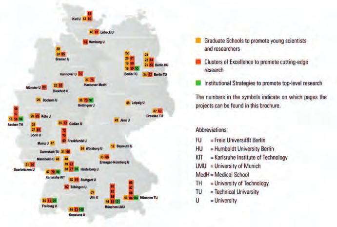 39 4 Initiativen InitiativeR Ob Exzellenzen, Innovationen, Bildung, Nachwuchsförderung Initiativen der Bundesregierung zur Förderung von Ideen und klugen Köpfen sind zahlreich vorhanden.