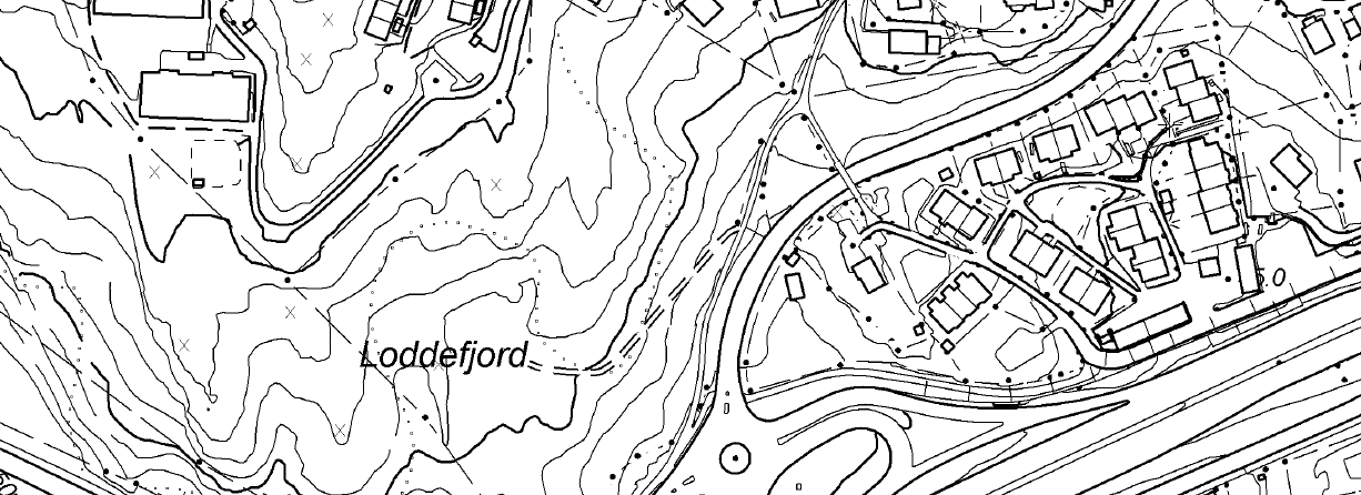 4.2 Terminal A: ved dagens plassering (videreført) Terminal A i reguleringsforslag forutsetter prioritering «Høyrestilt» vest for Storavatnet (kap. 2.2).