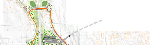 utforming (UU). Statens vegvesen har konkludert med at beste løsning for påhugg vil være fra Gml. Kjøkkelvikvei, nord for hovedvegen.