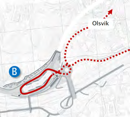 Buss til Olsvik Buss til Olsvik har samme bevegelse som buss til Sotra og Askøy inn på terminalen fra Lyderhorntunnelen.