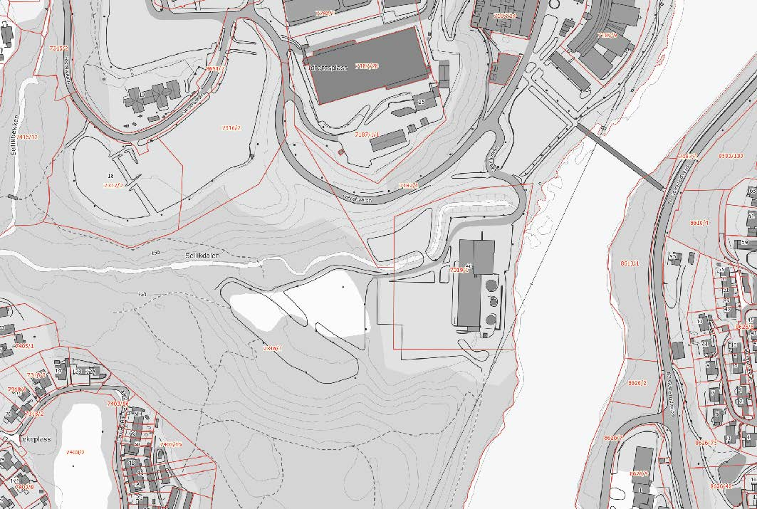 INNLEDNING Hensikt Planområdet omfatter området som i dag utgjør Sellikdalen renseanlegg. Hensikten med planforslaget er å tilrettelegge for næringsformål i området herunder bl.a. kommunalteknisk virksomhet; renseanlegg/lager/garasje/verksted, samt kontor og administrasjon.