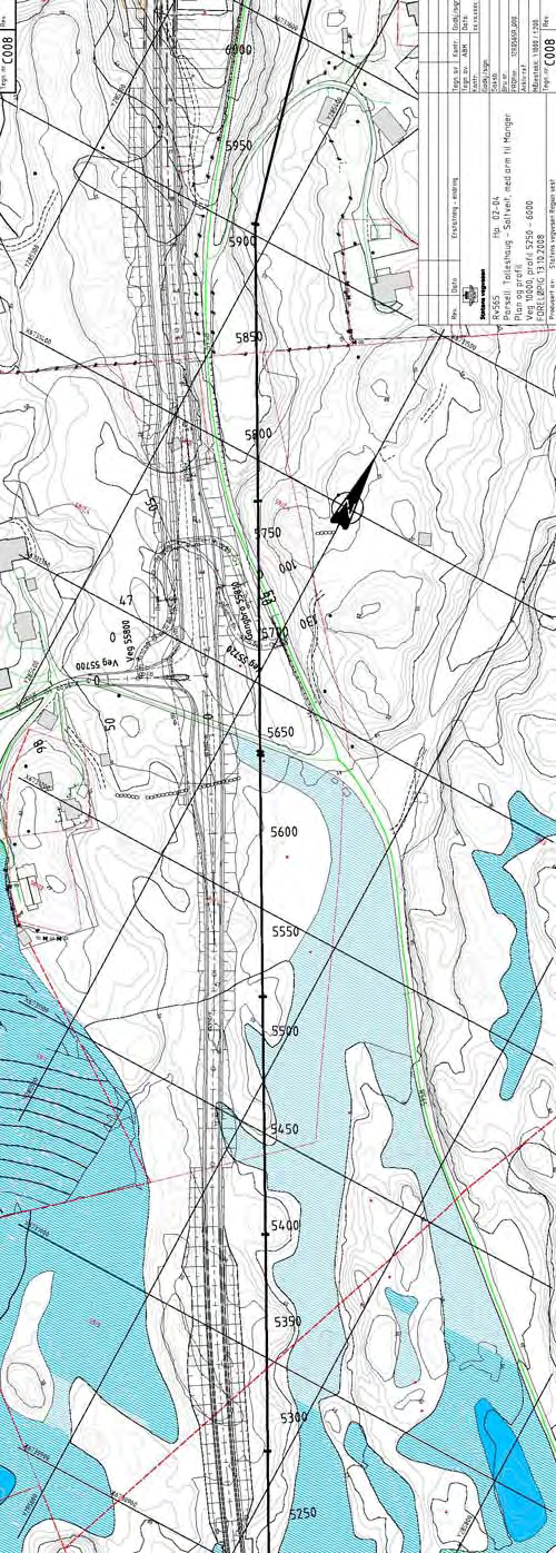 TILTAKET Inngrepets karakter Kartkode: RV 565 C008 Veianlegget: Ny trasé Tunnelstrekning: Nei Deponier: Ja Riggområder: Ja Berørte naturtyper: Løvskog, myr, kulturlandskap Fig. 15.