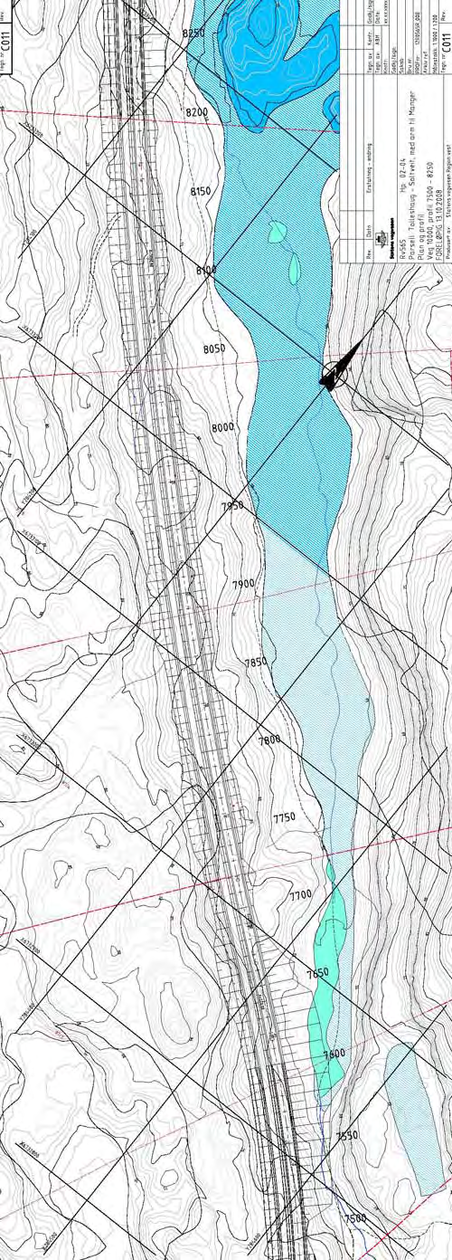 TILTAKET Inngrepets karakter Kartkode: RV 565 C011 Veianlegget: Ny trasé Tunnelstrekning: Ja Deponier: Nei Riggområder: Nei Berørte naturtyper: Skog med dominans av plantet barskog. Fig. 18.