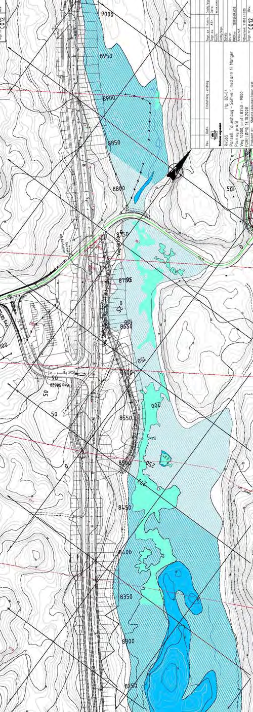 TILTAKET Inngrepets karakter Kartkode: RV 565 C012 Veianlegget: Ny trasé Tunnelstrekning: Nei Deponier: Nei Riggområder: Ja Berørte naturtyper: Blanding av planteskog og naturskog.