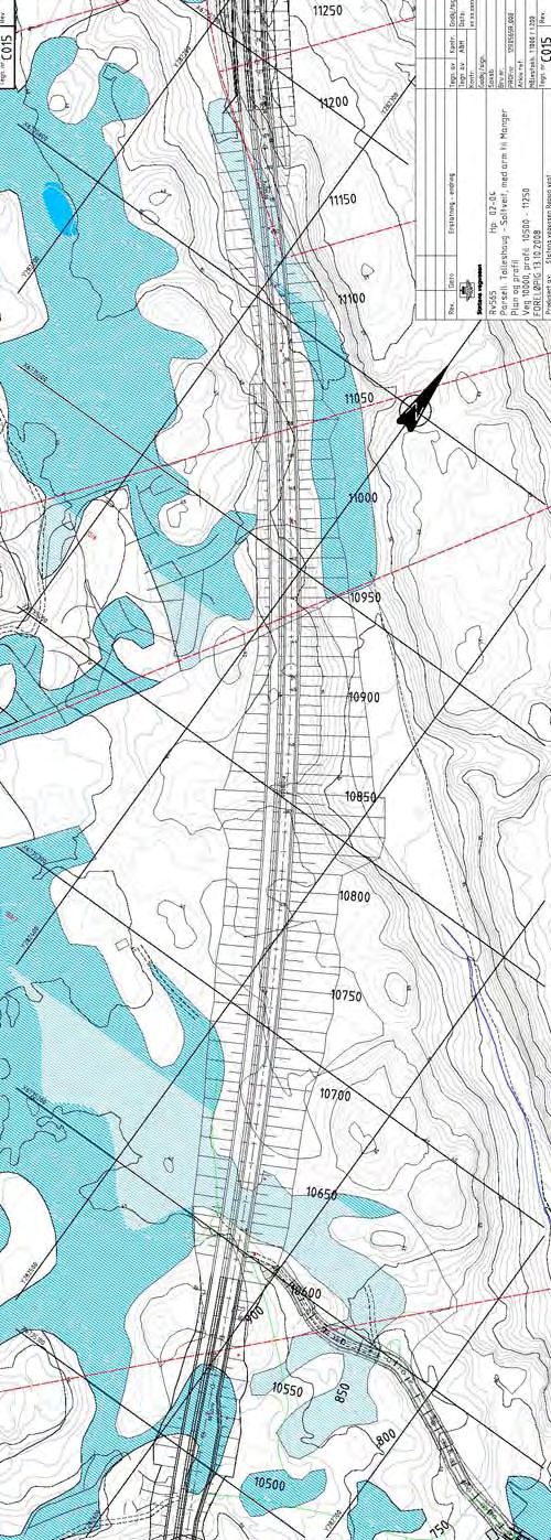 TILTAKET Inngrepets karakter Kartkode: RV 565 C015 Veianlegget: Ny trasé. Ny anleggsvei fra Sletta.