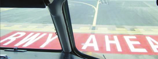 Krav til utforming og plassering av Runway Ahead merkingen fremgår av AV-H-F006 Håndbok for flyplassutforming.