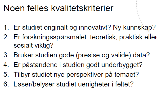 Oppsummering på slide: IPA er en induktiv, ideografisk og spørrende (interrogative) Jonathan Smith (1996)«Beyond the divide between