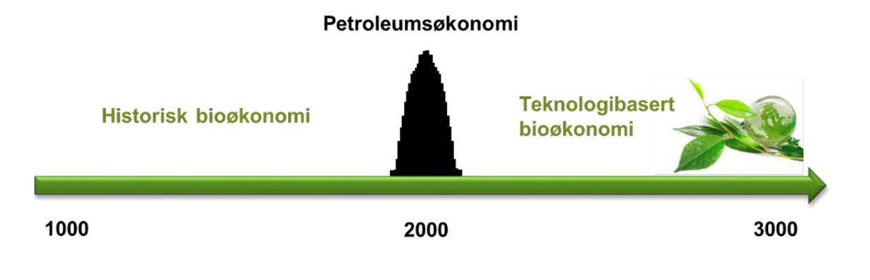 Grønn omstilling til lavutslippssamfunnet Bioøkonomi er ikke noe nytt, men teknologien gir nye muligheter De muliggjørende teknologiene: bioteknologi, nanoteknologi, IKT